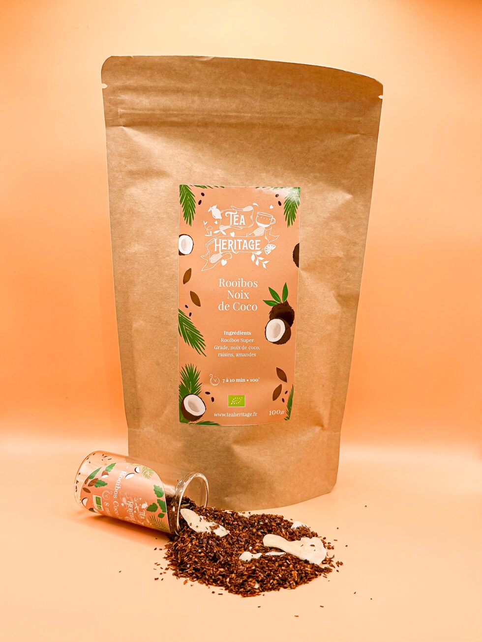 Rooibos Bio Noix de Coco Amande - 100g – Image 2