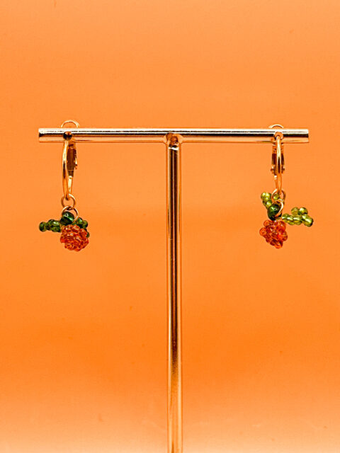 Boucles d'oreilles Orange