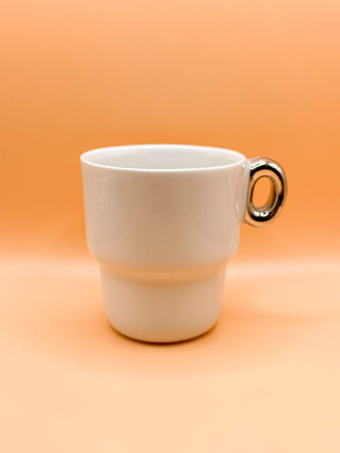 Tasse à café argent