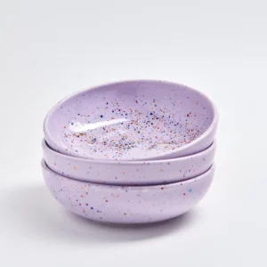 Assiette creuse - violette