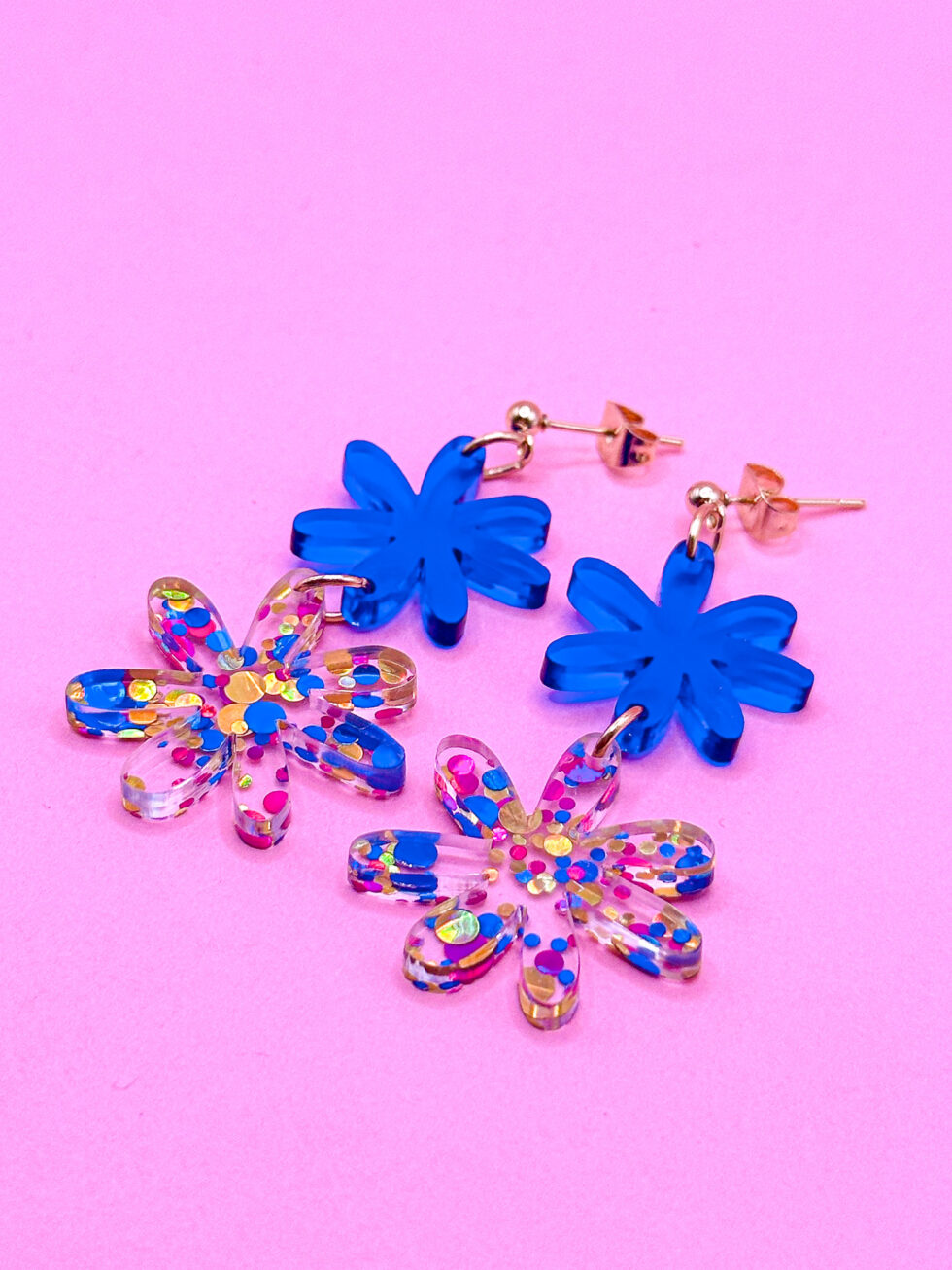 Boucles D'oreilles Fleurette – Image 3