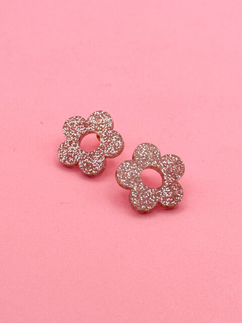 Boucles d'oreilles puces - Daisies