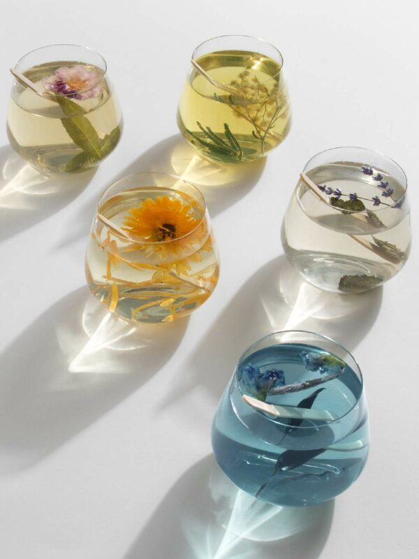 Infusions aux fleurs et au miel