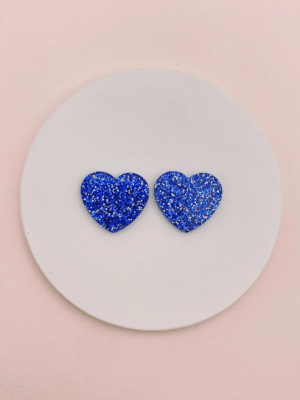 Boucles d'oreilles puces - Coeur