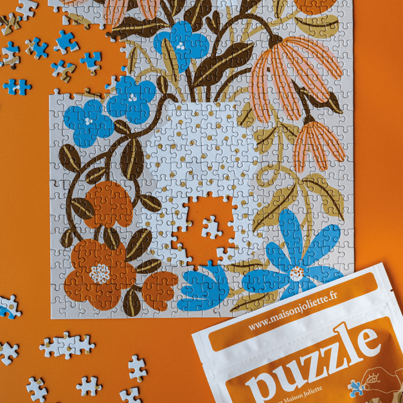 Puzzle 500 pièces Myosotis & Capucine – Image 8