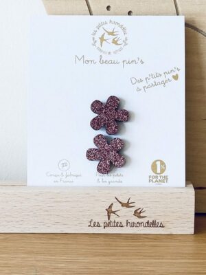 Pin's fleurs à partager