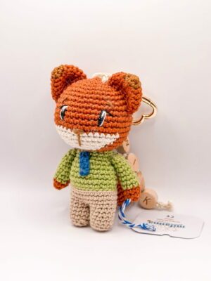 Nick le renard - Peluche au crochet