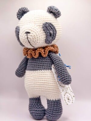 Panda brun - Peluche au crochet