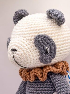 Panda brun - Peluche au crochet