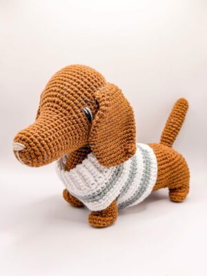 Teckel - Peluche au crochet