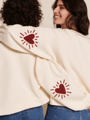 Le sweat Cœur solaire