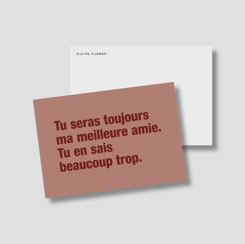 Carte Tu seras toujours ma meilleure amie... – Image 2