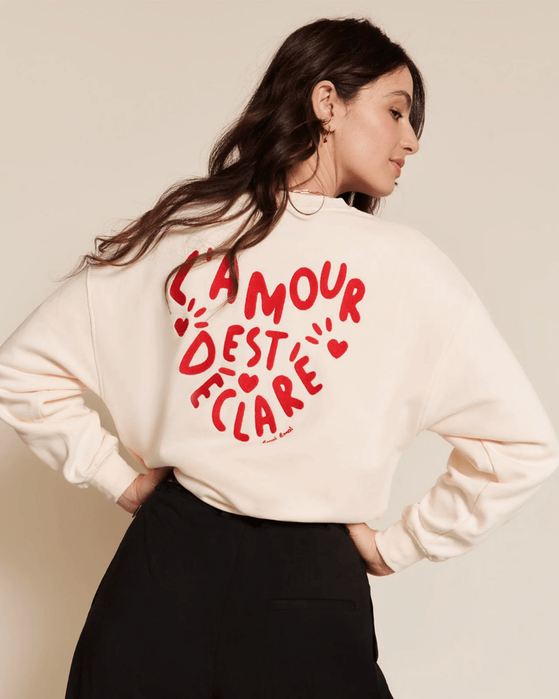 Le sweat L'amour est déclaré