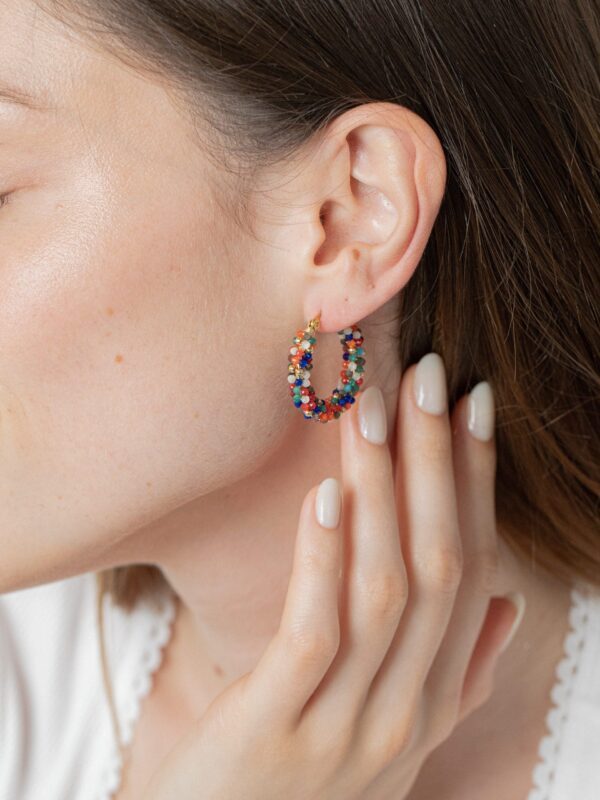 Boucles d’oreilles Claire Multicolore