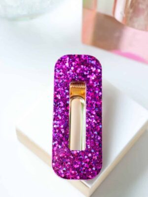 Barrette Rectangle - Violet