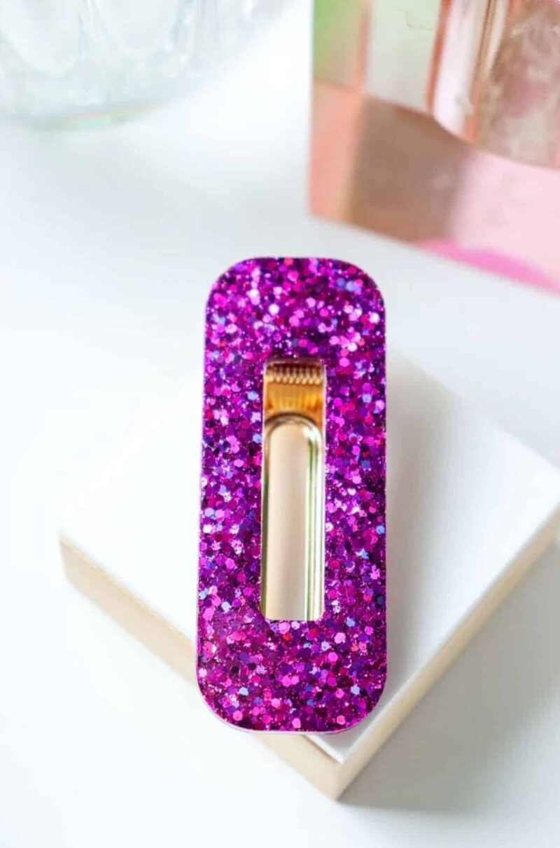 Barrette Rectangle - Violet