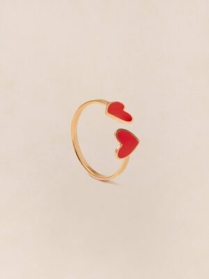 La bague Billie - Rouge