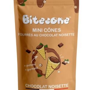 Mini cônes - Chocolat noisette
