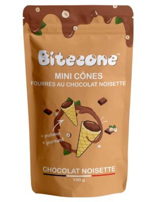 Mini cônes - Chocolat noisette