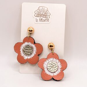 Boucles d'oreilles fleurs MONA