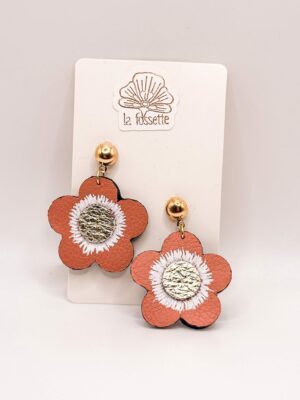 Boucles d'oreilles fleurs MONA