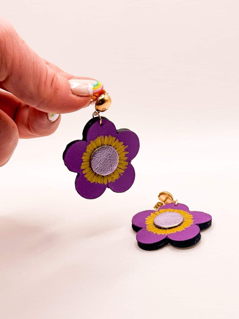 Boucles d'oreilles fleurs MONA – Image 8