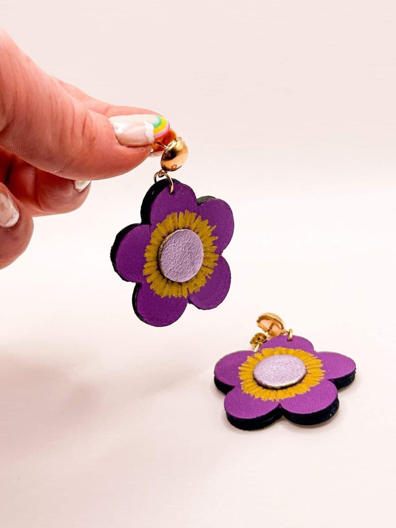 Boucles d'oreilles fleurs MONA – Image 9