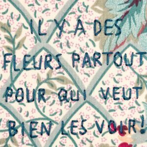 Tambour Des fleurs partout