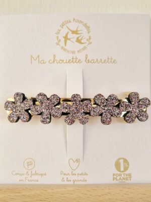 Barrette clip – Fleurs