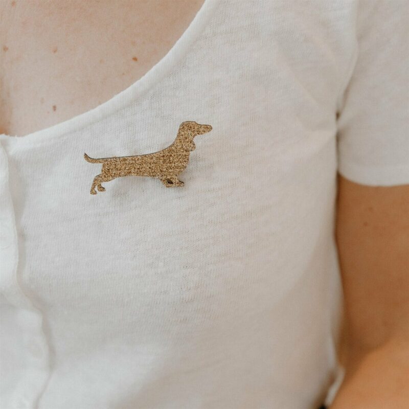 Broche Teckel