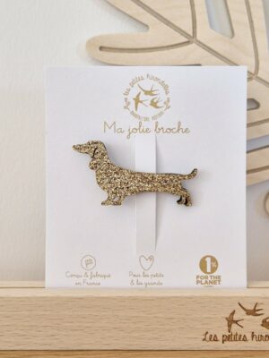 Broche Teckel