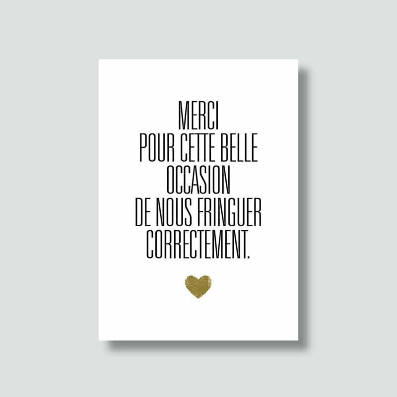 Carte "Mariage" : Fringues !