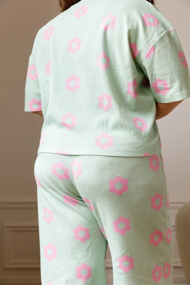 PYJAMA LONG Clodette Pistache – Image 3