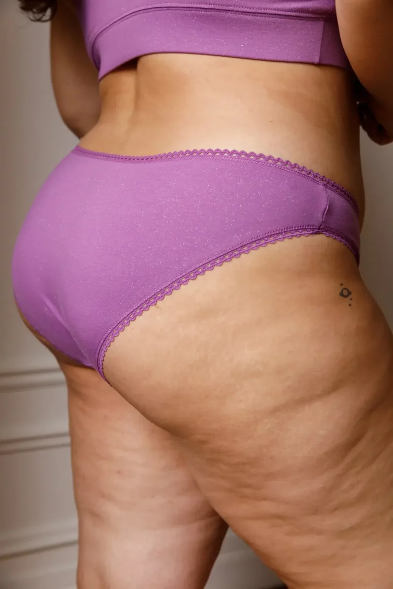 Culotte paillettes violet – Image 2