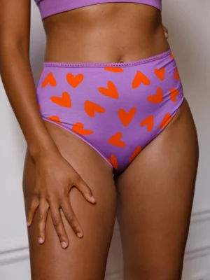 Culotte Taille Haute Mi amor Violet