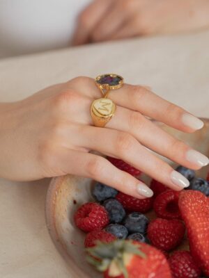 Bague Mandarine Rubis