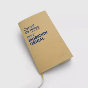 Carnet de notes pour musicien génial