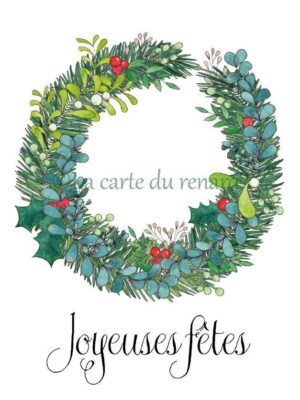 Carte Joyeuses fêtes