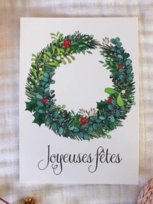 Carte Joyeuses fêtes