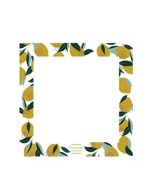 Bloc-note carré Lemon