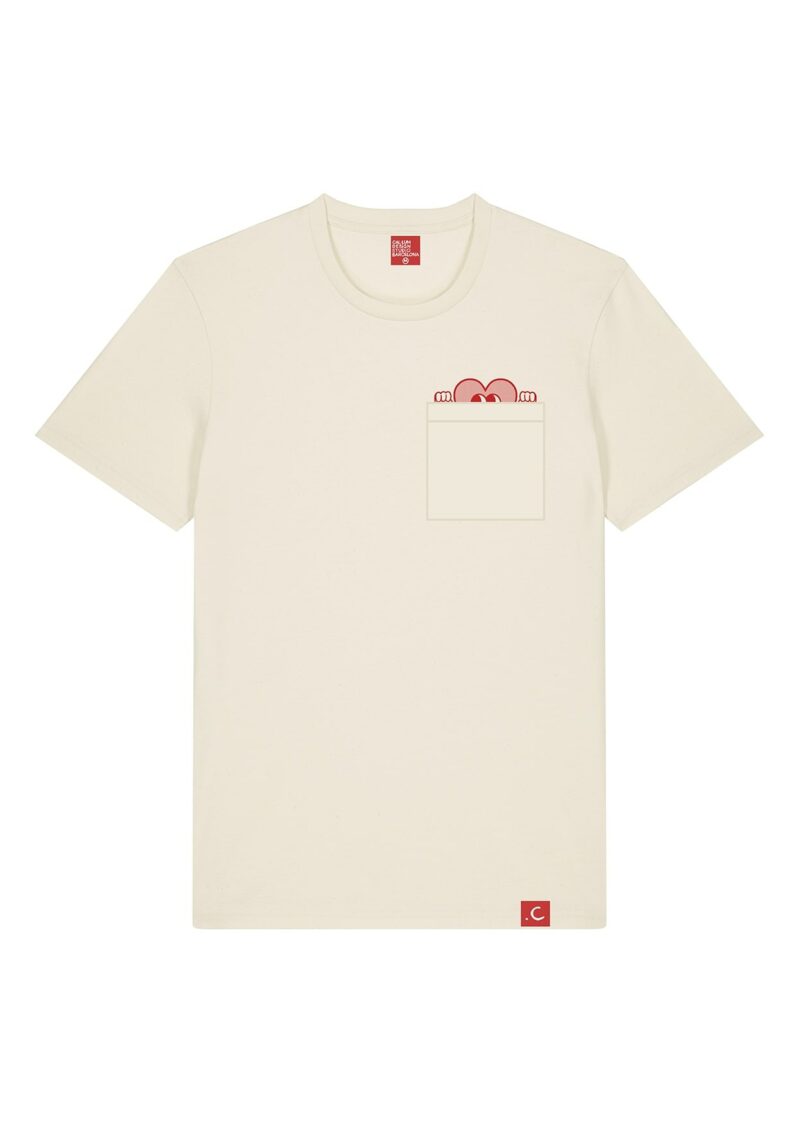 T-shirt Heart Pocket