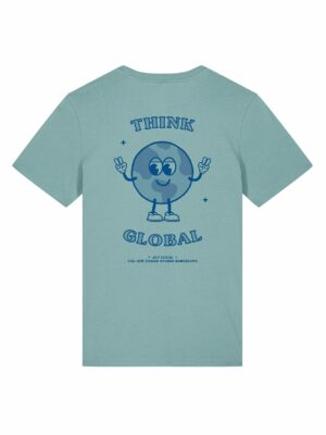 T-shirt Think Global