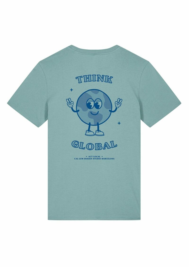 T-shirt Think Global