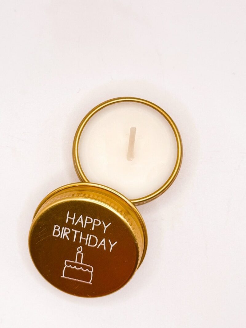 Bougie de cœur - Happy Birthday – Image 3