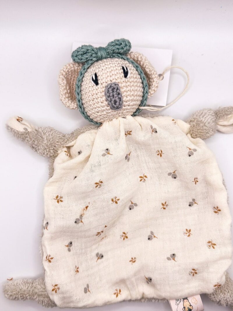 Koala noeud - Peluche au crochet carré