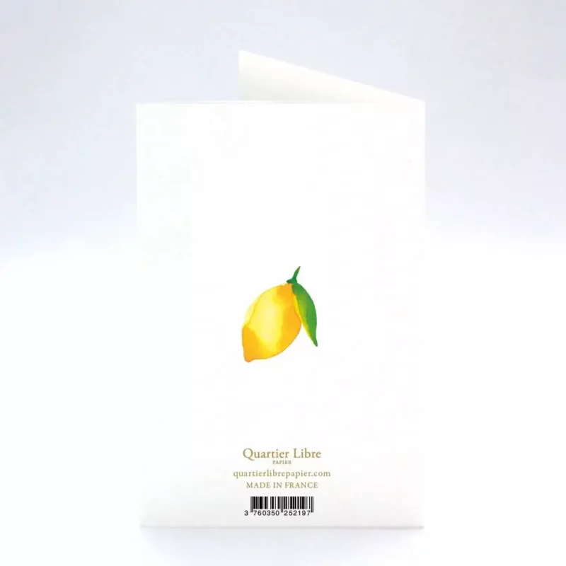 Carte double Anniversaire Citrons – Image 3