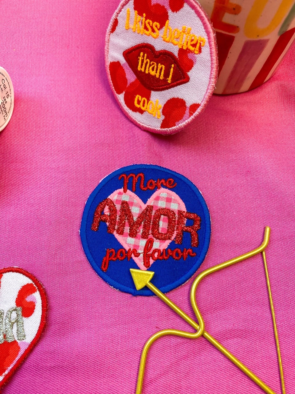 Écussons thermocollant - More amor por favor