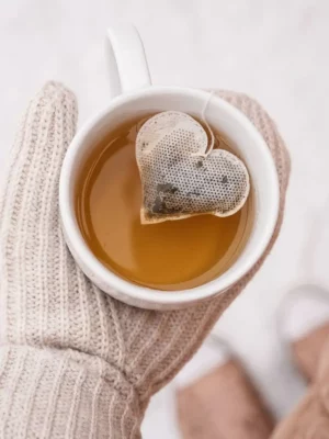 Sachets de thé - Coeur Rose x5