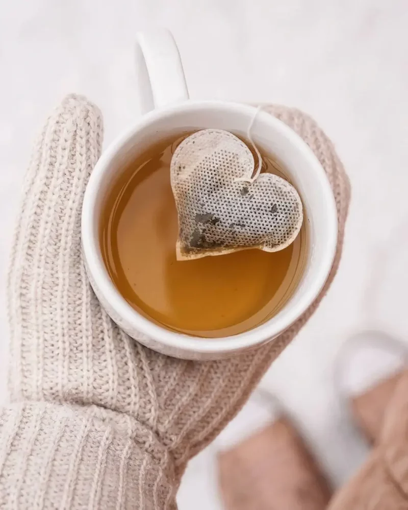 Sachets de thé - Coeur Rose x5 – Image 2