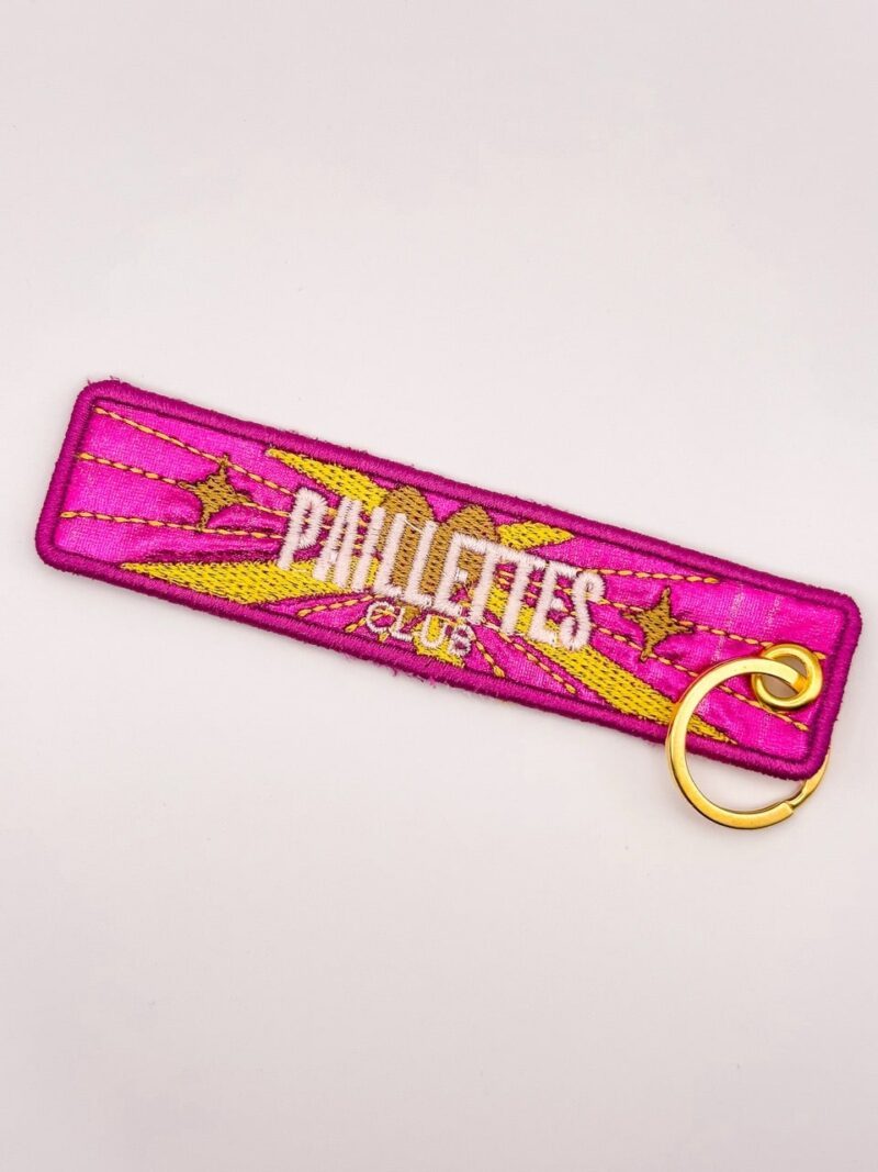 Porte-clé brodé - Paillettes club – Image 2